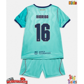 Barcelona Rodri Hernandez #16 Replica Third Stadium Kit for Kids 2026-27 Short Sleeve (+ pants)